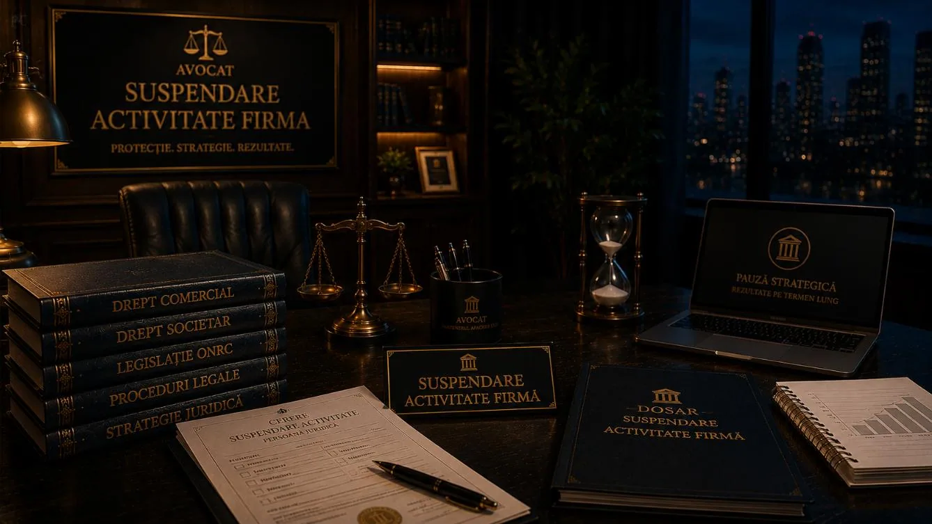 Avocat suspendare activitate firma Craiova